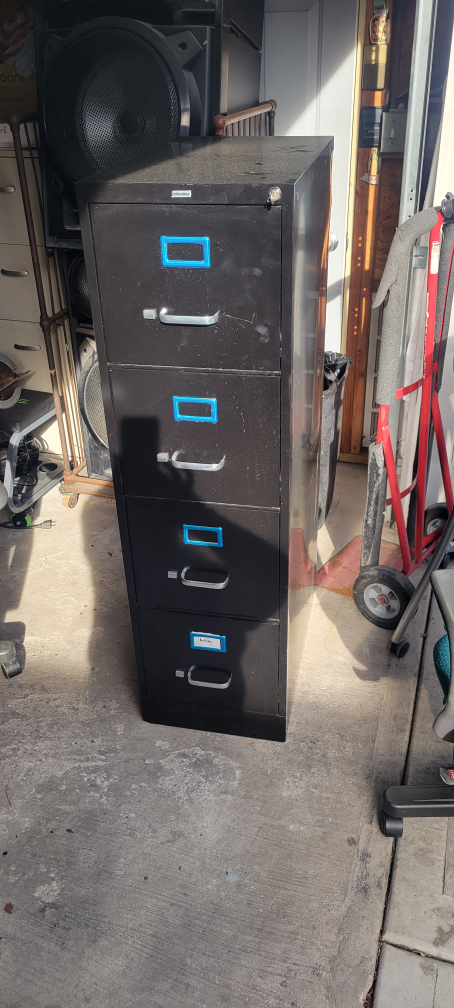 Metal 5-Drawer File Cabinet