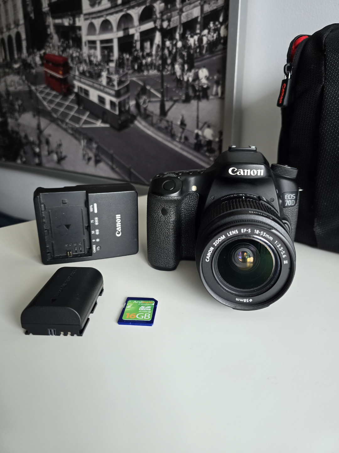 Canon EOS 70D DSLR Camera with Accessories - photo 2