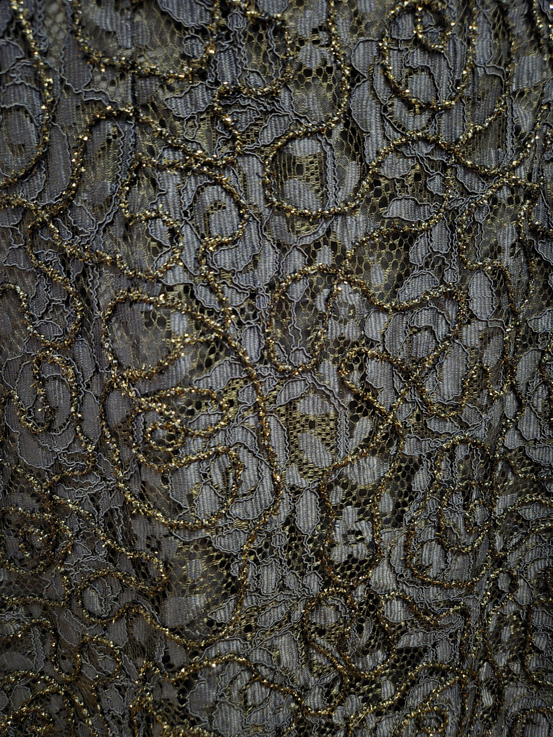 XScape Navy Blue Lace Formal Dress - photo 4