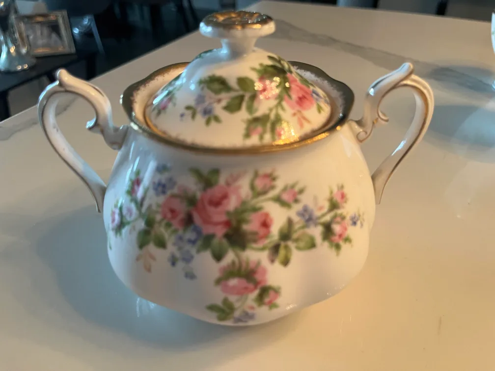 Original Royal Albert Moss Rose Pieces  before the Modern Run image indicator(6)