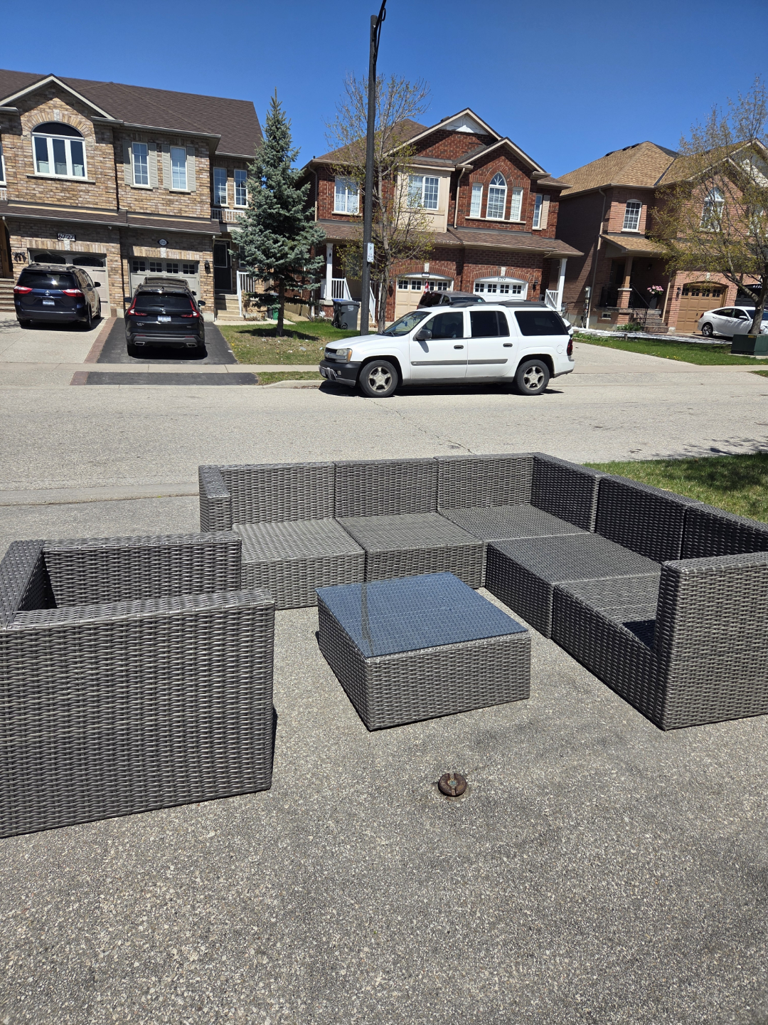 7-Piece Outdoor Wicker Patio Conversation Set - photo 3