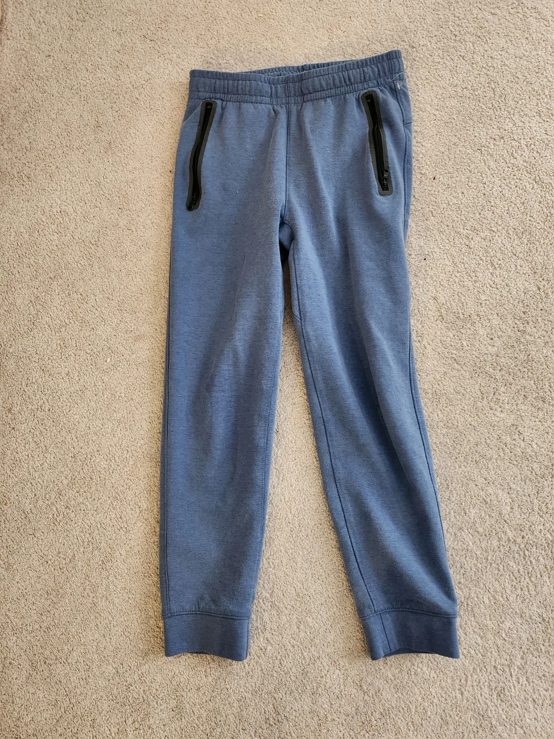 Boys' Blue Joggers with Zipper Pockets thumbnail