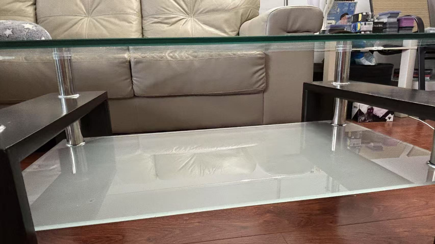 Glass top coffee table - photo 2