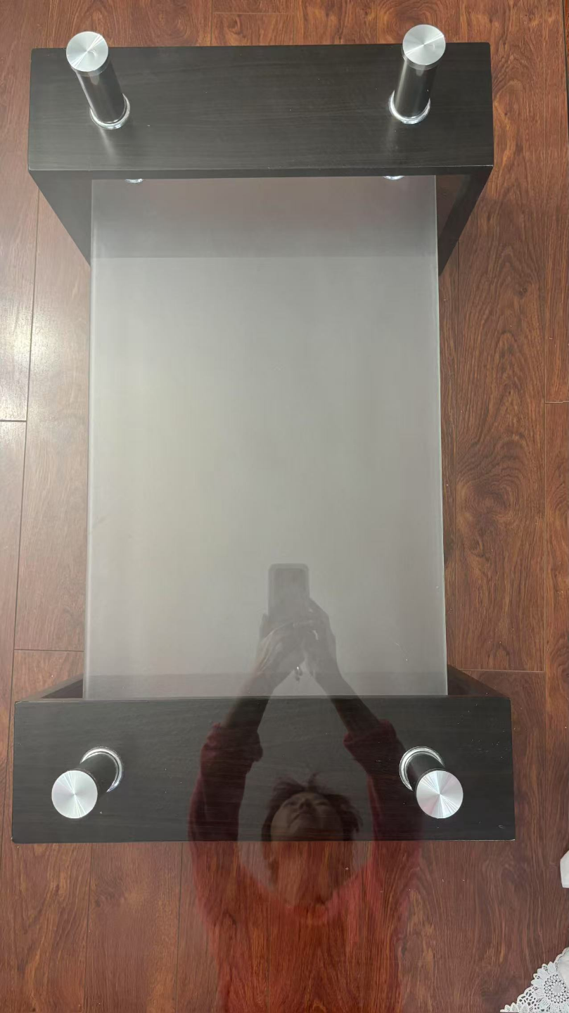 Glass top coffee table - photo 3