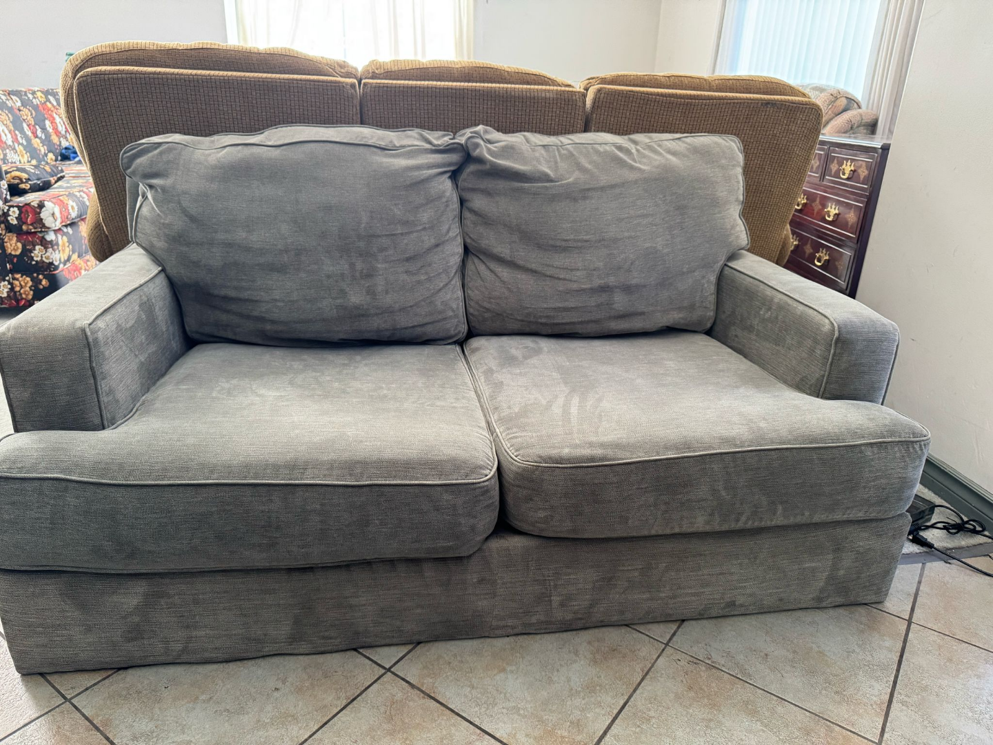 Grey Sofa and Loveseat Set - photo 2
