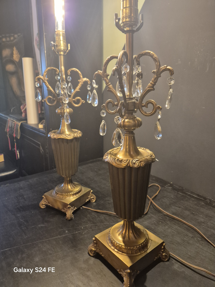 Vintage Ornate Lamps