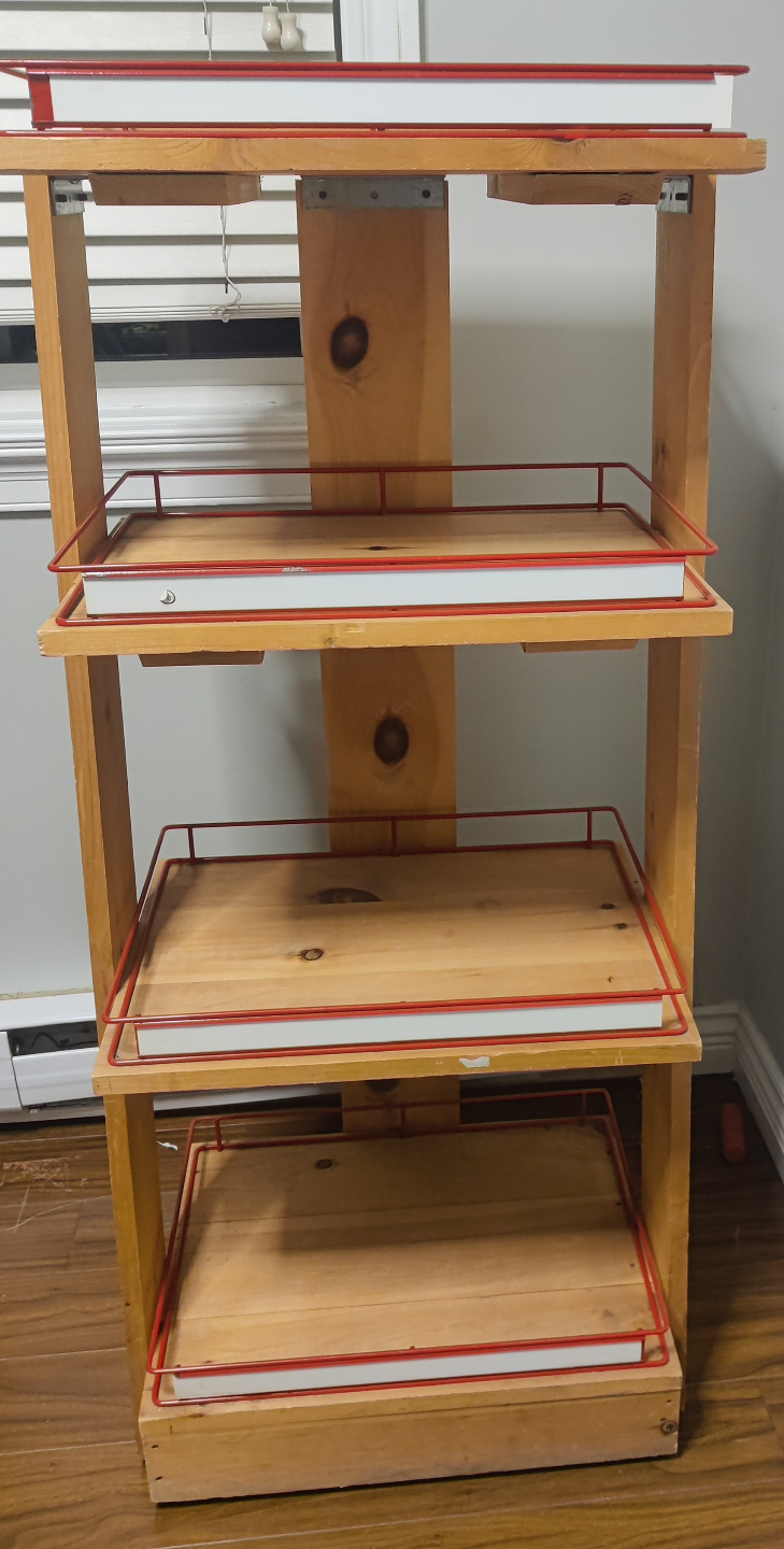 Vintage Coca-Cola Wooden Display Stand