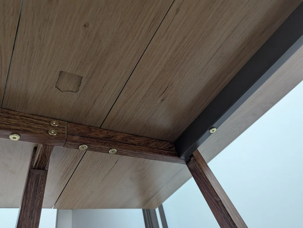 71in Modern Farmhouse Dining Table/ Office desk image indicator(4)