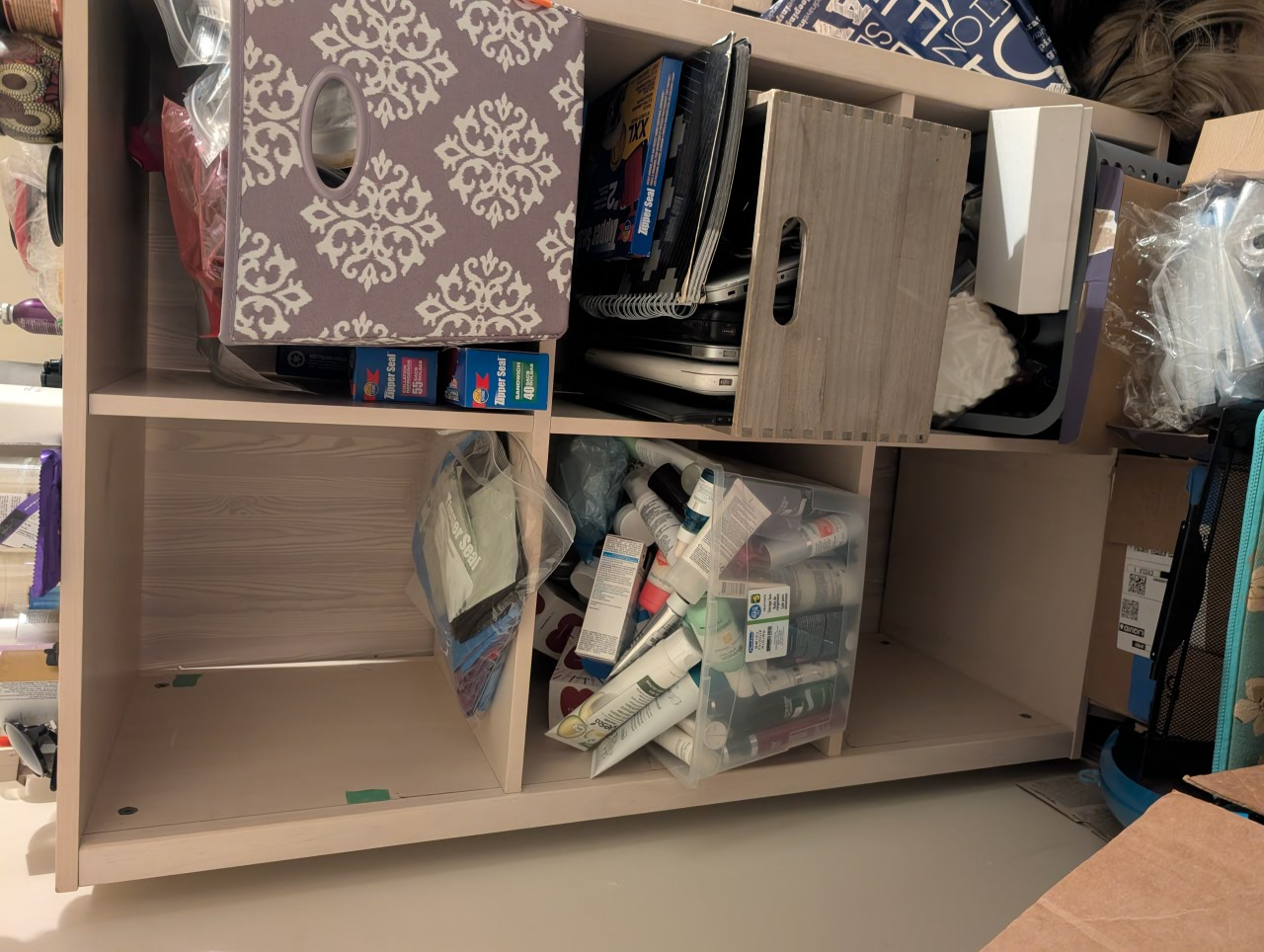 night stand book shelves small appliances - photo 4