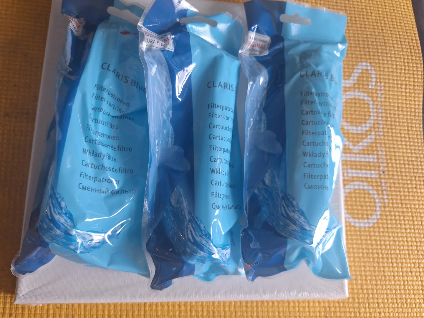 Jura Claris Blue Filter Cartridge 3 Pack New Sealed image indicator(2)