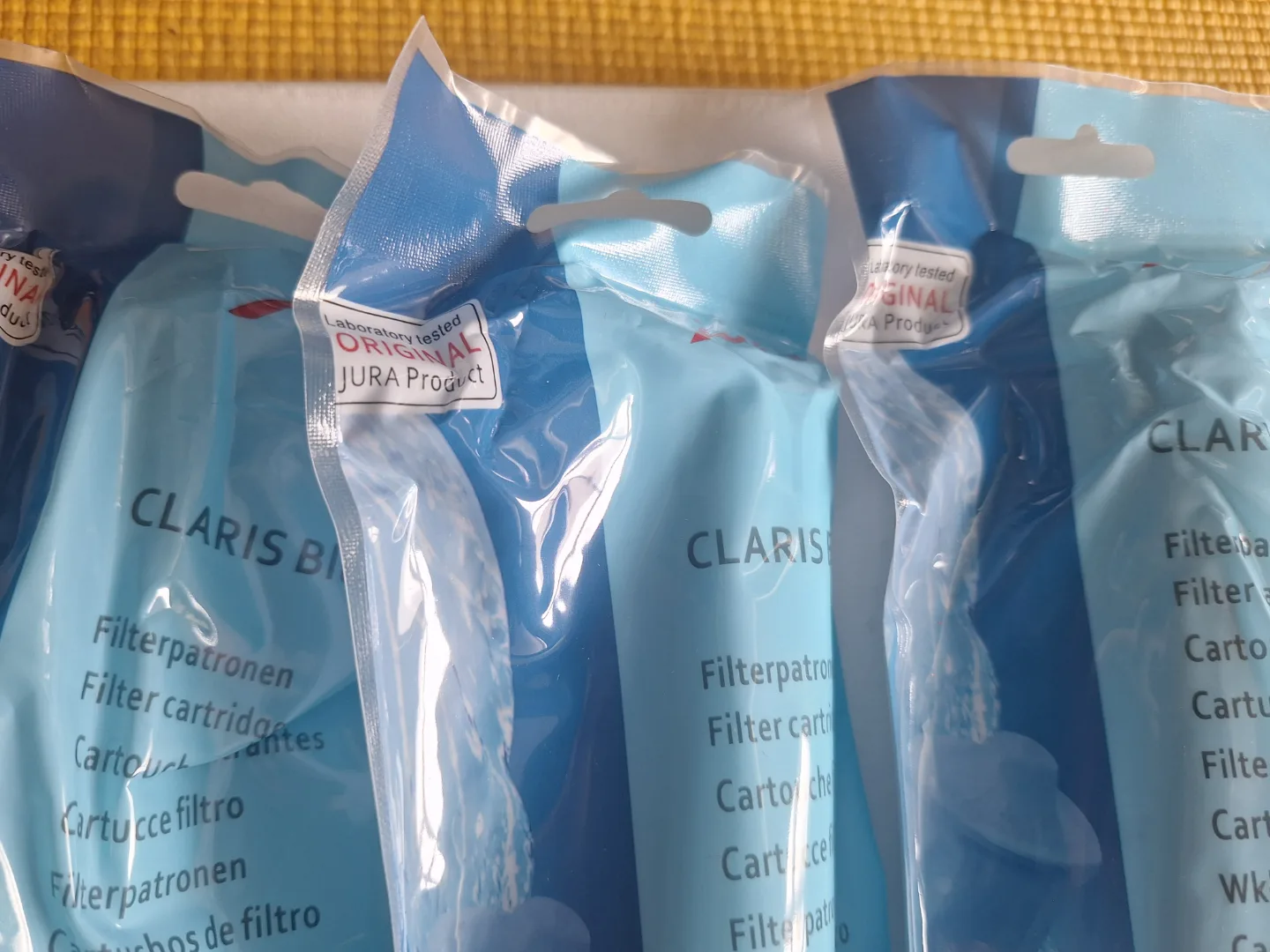 Jura Claris Blue Filter Cartridge 3 Pack New Sealed image indicator(3)