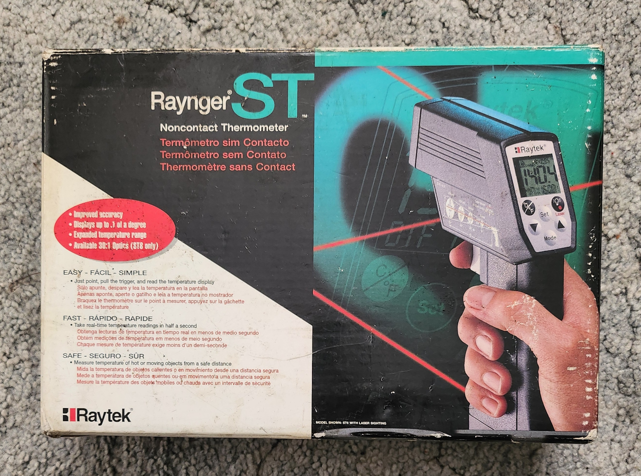 Raytek Raynger ST Non-Contact Thermometer.