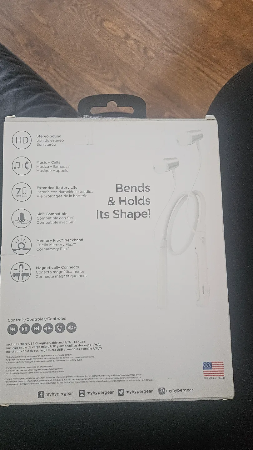 HyperGear Flex Xtreme Bluetooth Earphones - Brand New image indicator(3)