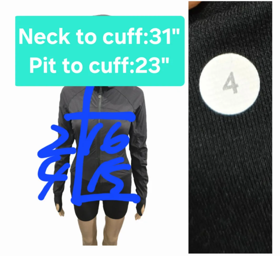 Women's Lululemon InFlux Jacket Size 4 image indicator(2)