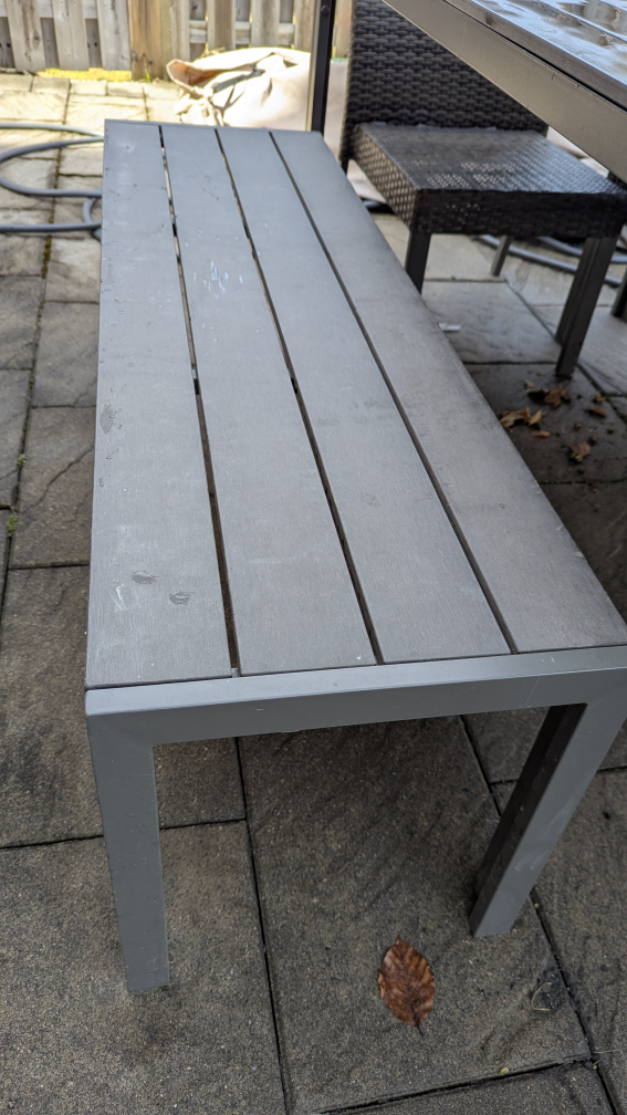 7-Piece Patio Dining Set with Table and Bench - photo 3