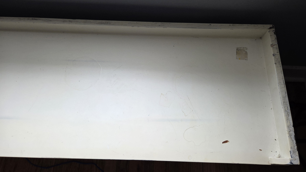 Vintage White Entryway Bench with Storage - photo 2