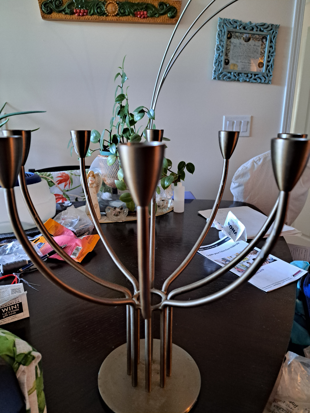 Nine-arm candle holder - photo 3