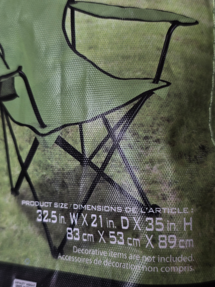 Portable Folding Camping Chair with Cup Holder - Lime Green - photo 4
