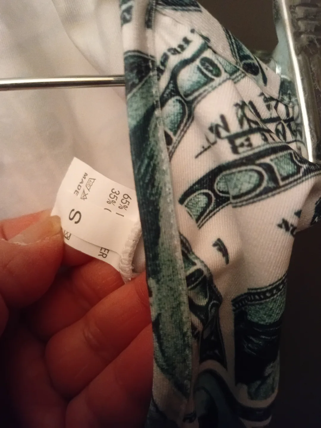 NEW!   Money Print Thong One-Piece Swimsuit image indicator(10)