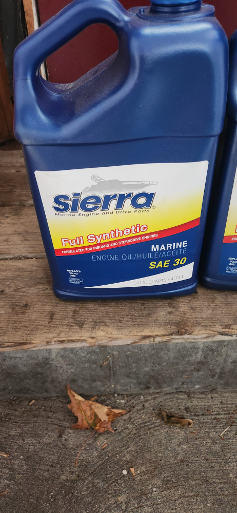 Sierra SAE 30 Full Synthetic Marine Engine Oil (5 US Quarts)