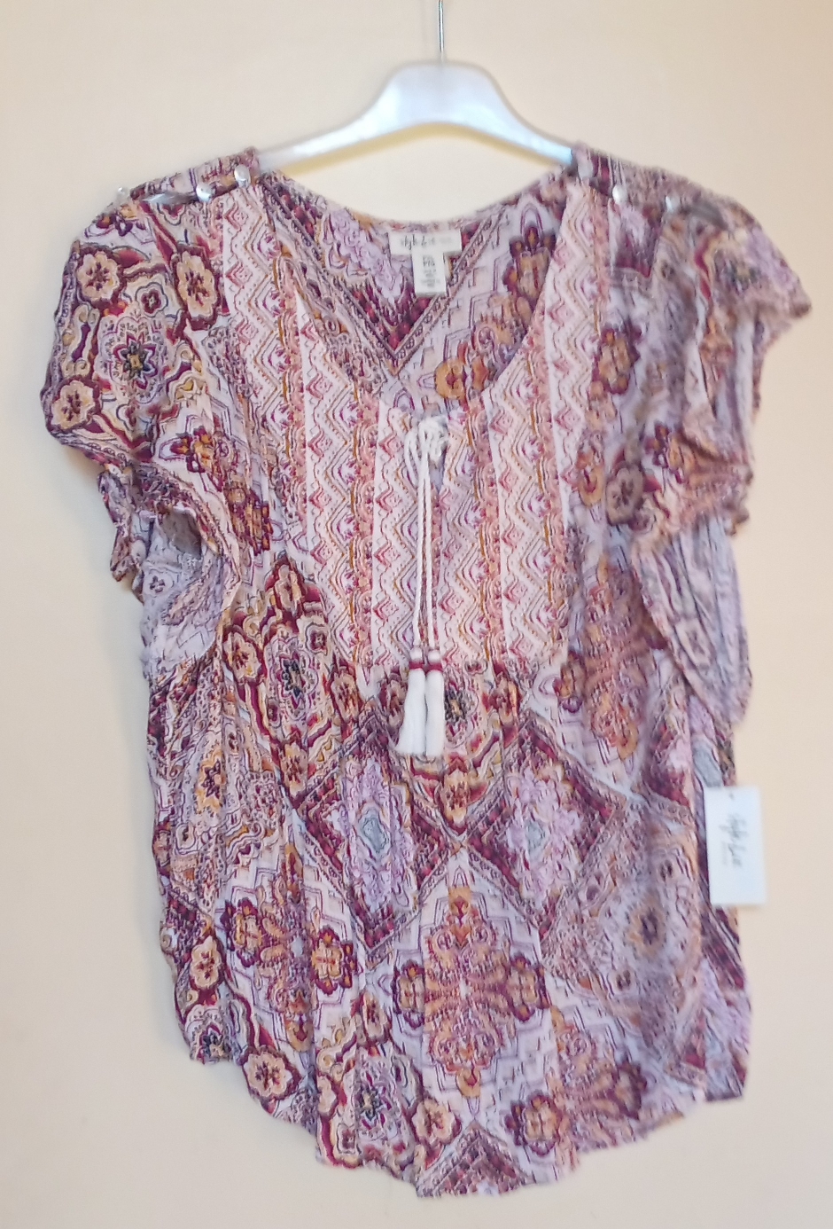 Style & Co Pretty Blouse