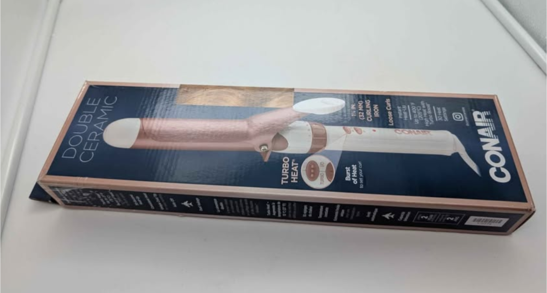 Conair Double Ceramic Curling Iron - Rose Gold