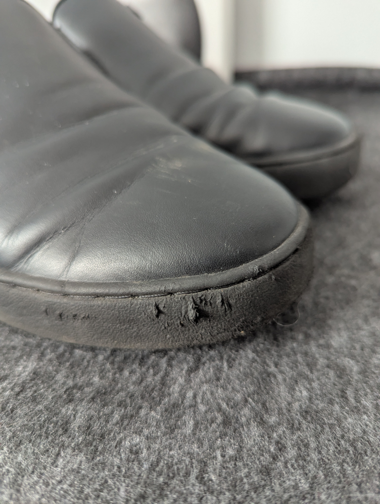 Michael Kors Black Leather Slip-On Shoes - photo 5