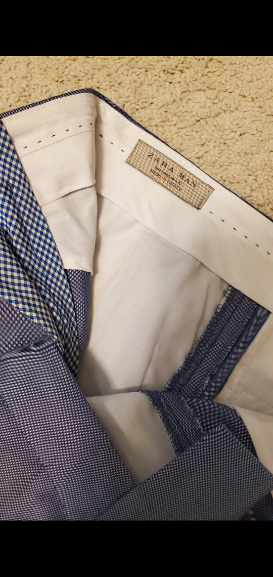 Zara Man Blue Dress Pants - photo 2