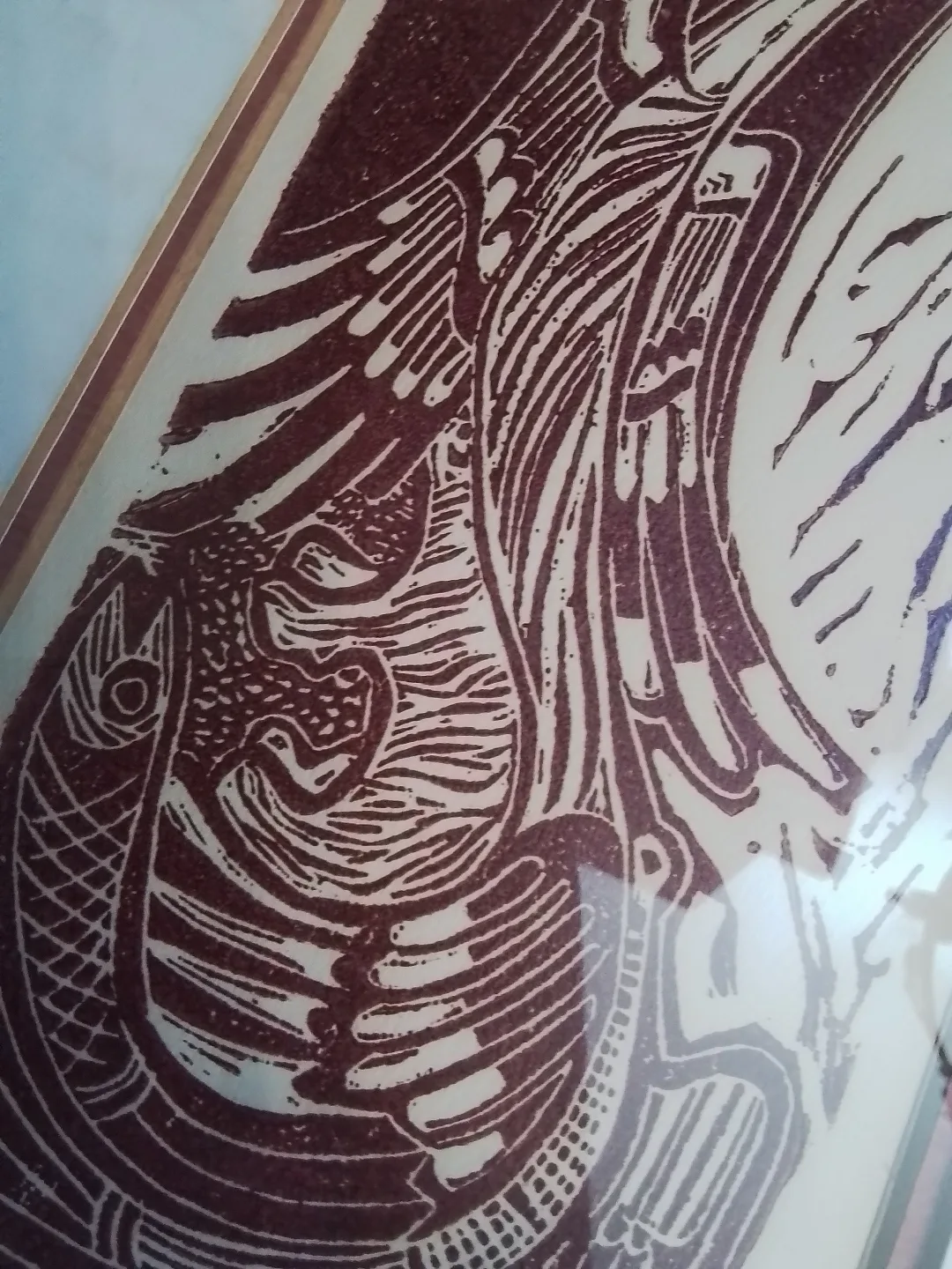 Print titled 'Life Fragment' by P. Granirer 1974 image indicator(7)