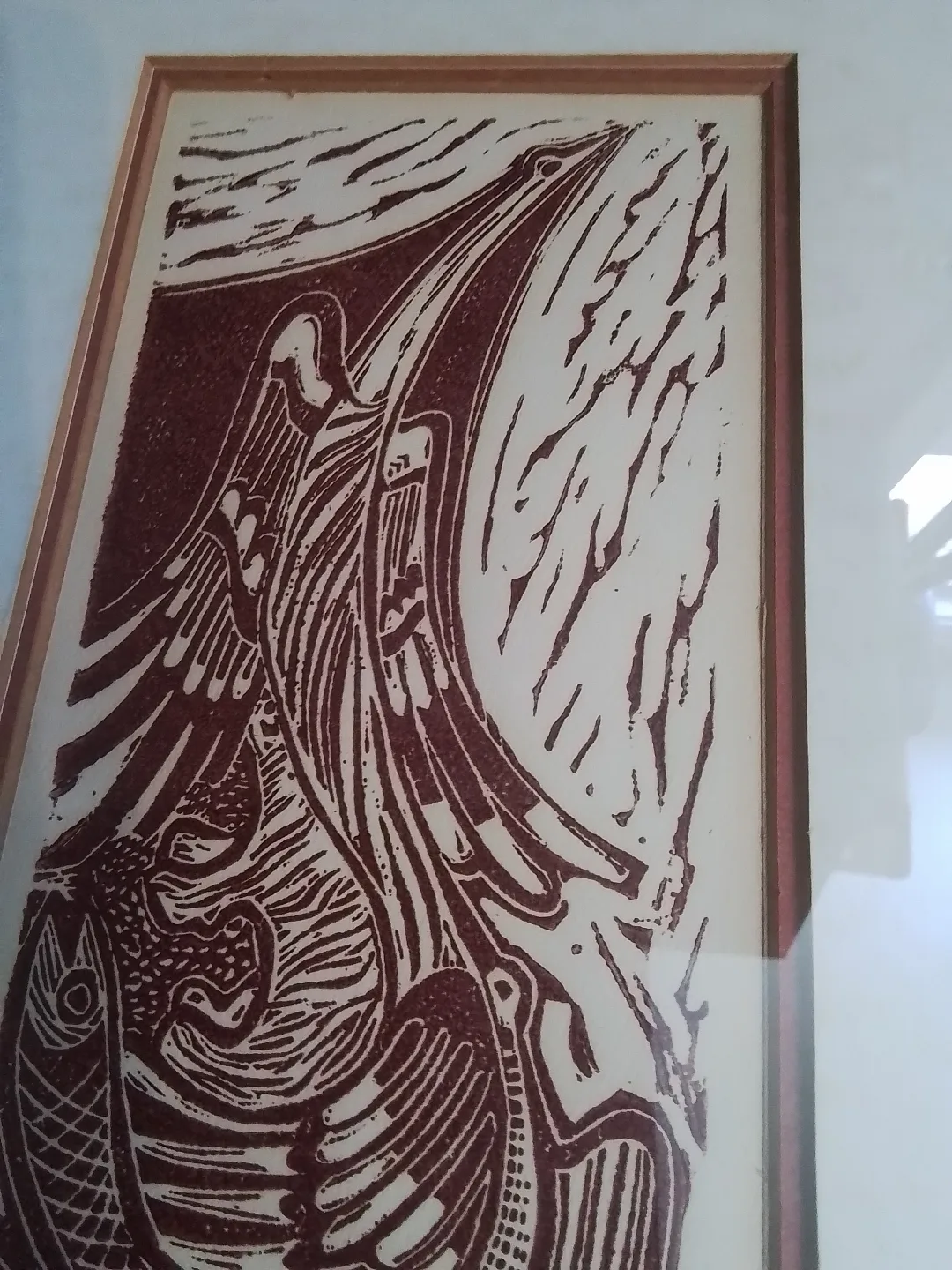 Print titled 'Life Fragment' by P. Granirer 1974 image indicator(8)