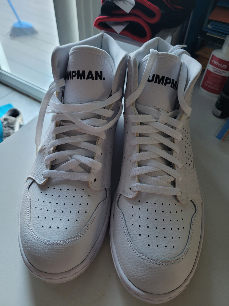 Jordan Jumpman Mid Sneakers - White - Size US 12 - photo 2
