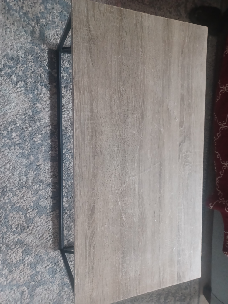 Modern Coffee Table with Metal Frame