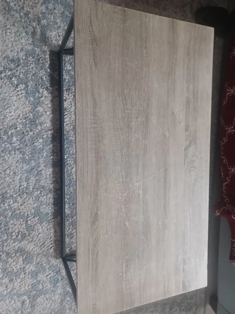 Modern Coffee Table with Metal Frame thumbnail