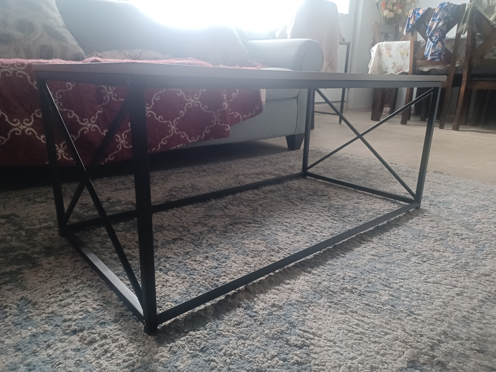 Modern Coffee Table with Metal Frame - photo 2