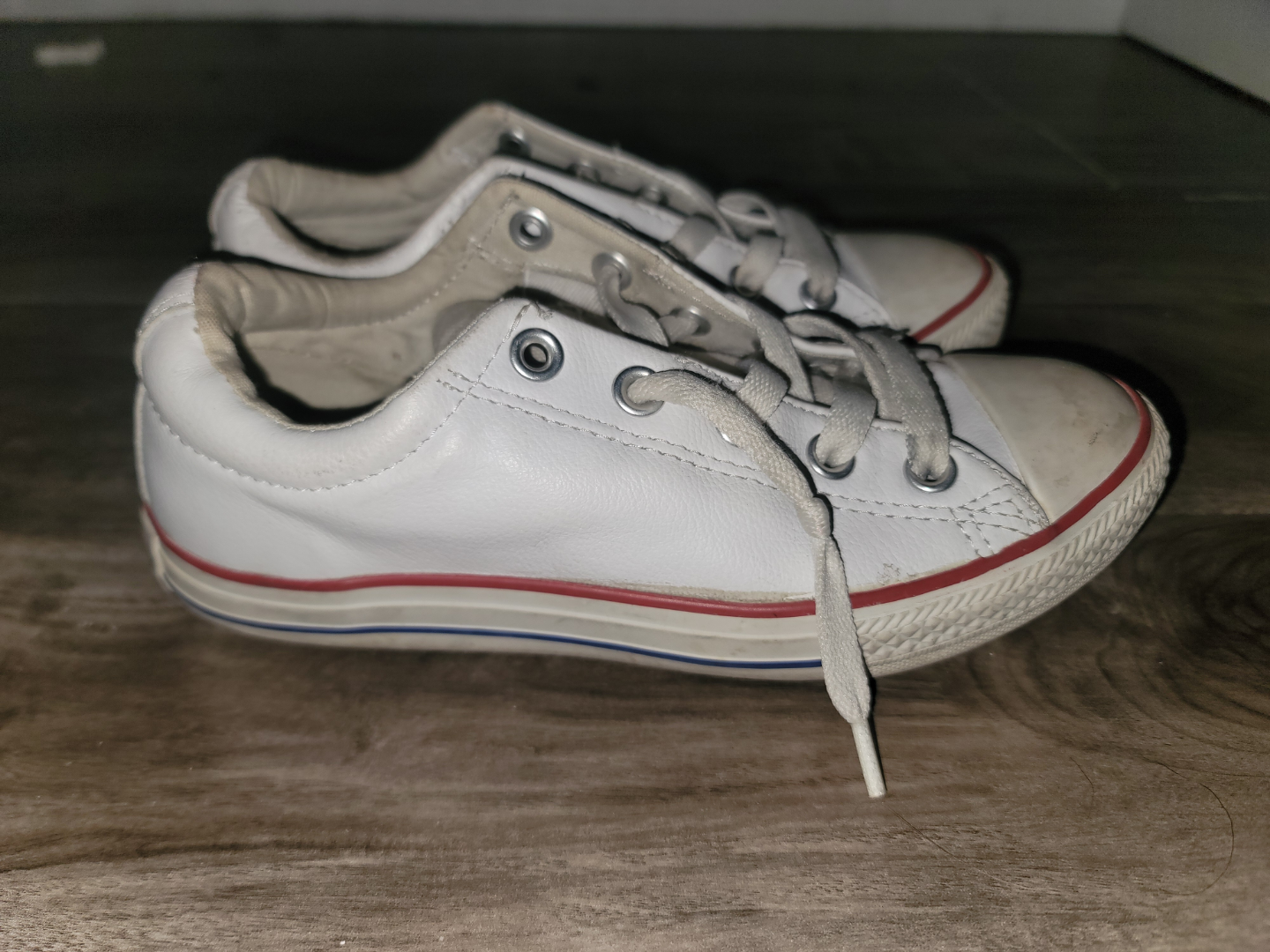Converse Leather Sneakers - White - photo 3