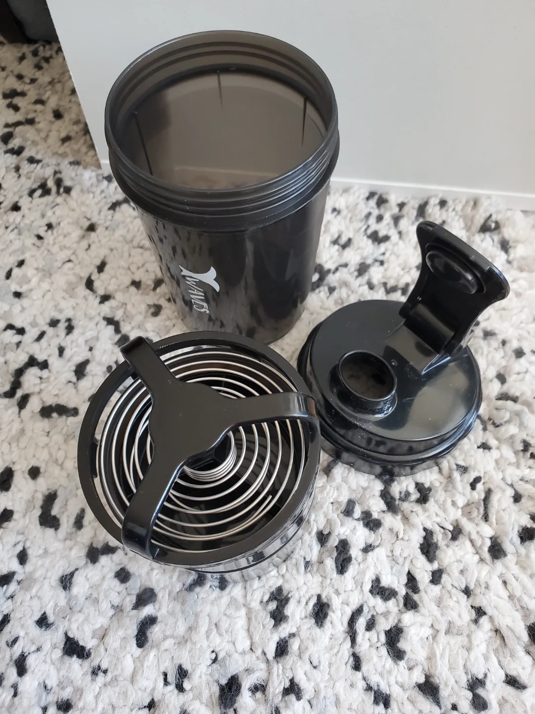 🌱💚 Waves Protein Shaker Bottle image indicator(3)