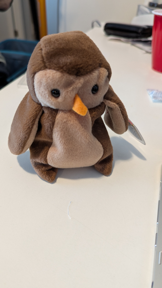 Ty Beanie Baby Hoot Owl - Collectible Plush Toy