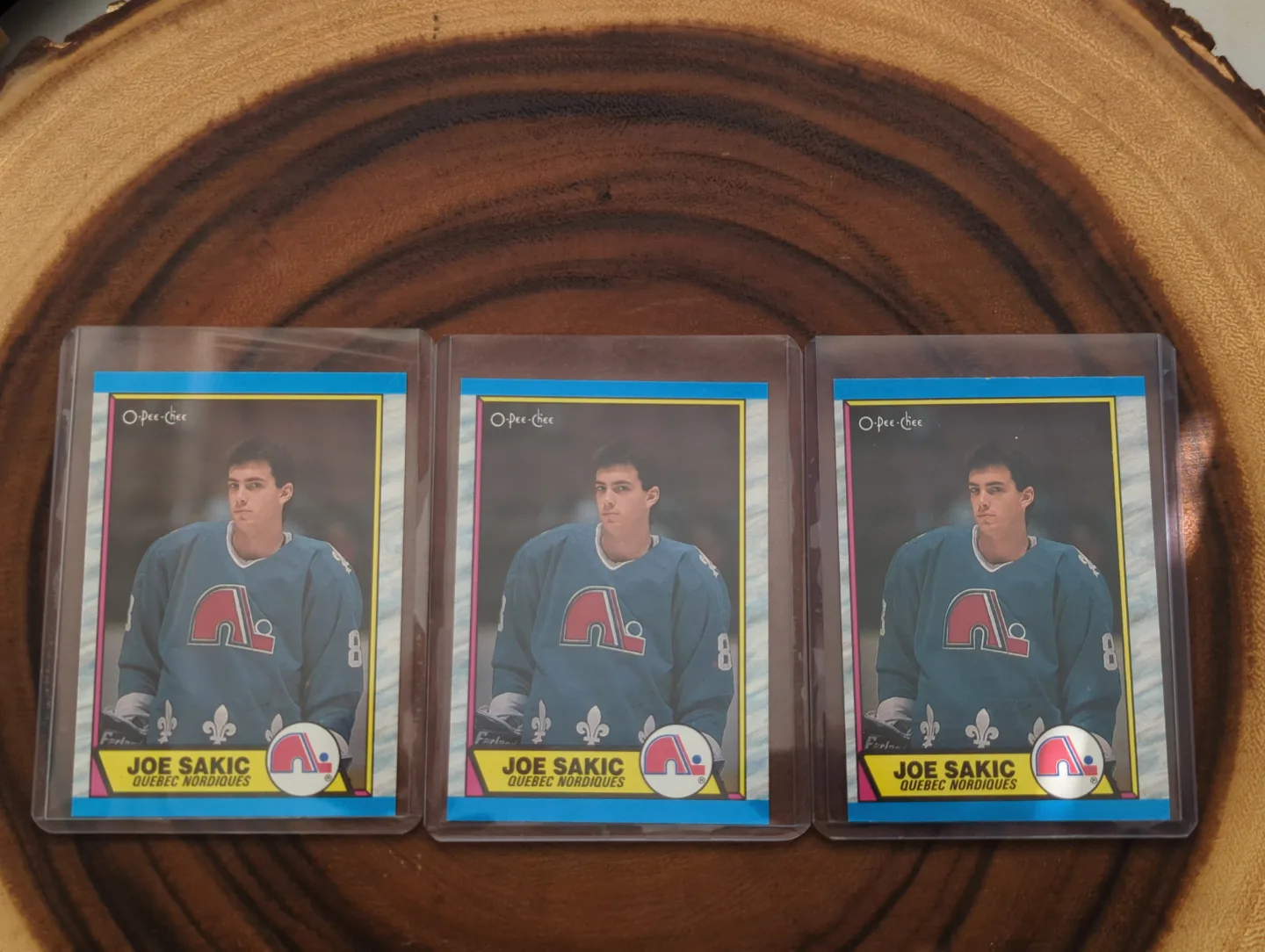 1989 O-Pee-Chee Joe Sakic Quebec Nordiques Card image indicator(7)