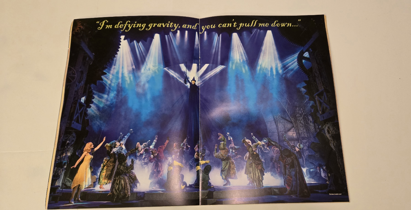Wicked The Souvenir Programme and Ticket Stub - photo 4
