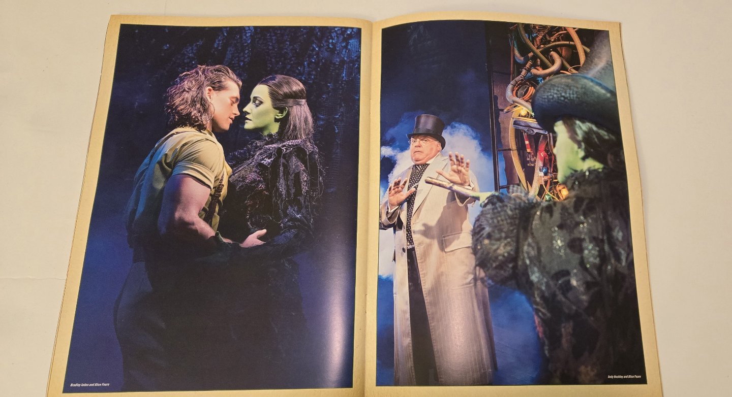 Wicked The Souvenir Programme and Ticket Stub - photo 5