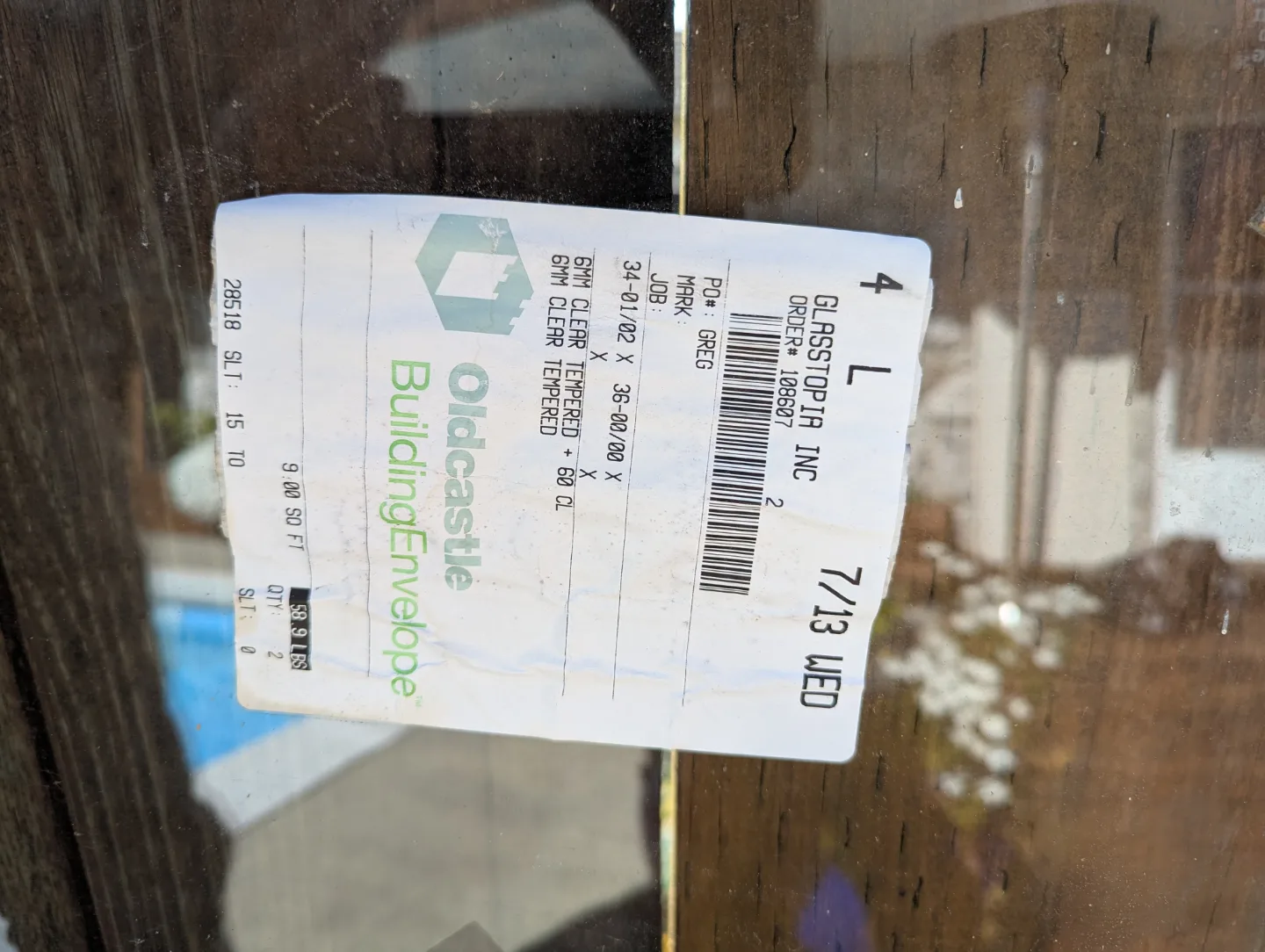 Tempered Glass Panel - 36" x 34"💚 image indicator(3)