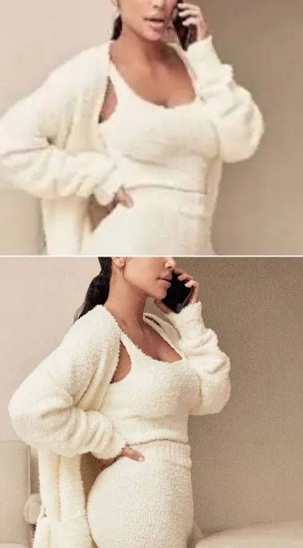 SKIMS Cozy Knit Tank Top - Size L/XL image indicator(9)