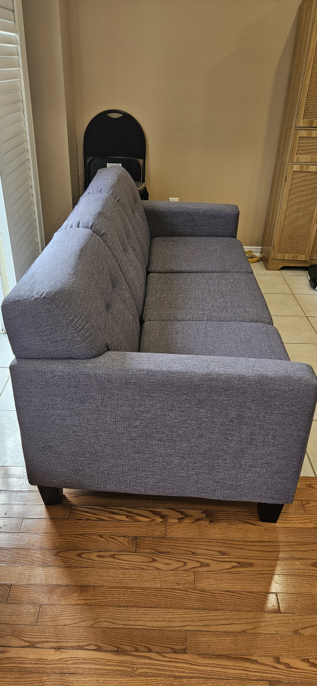 Grey Fabric Sofa - photo 4