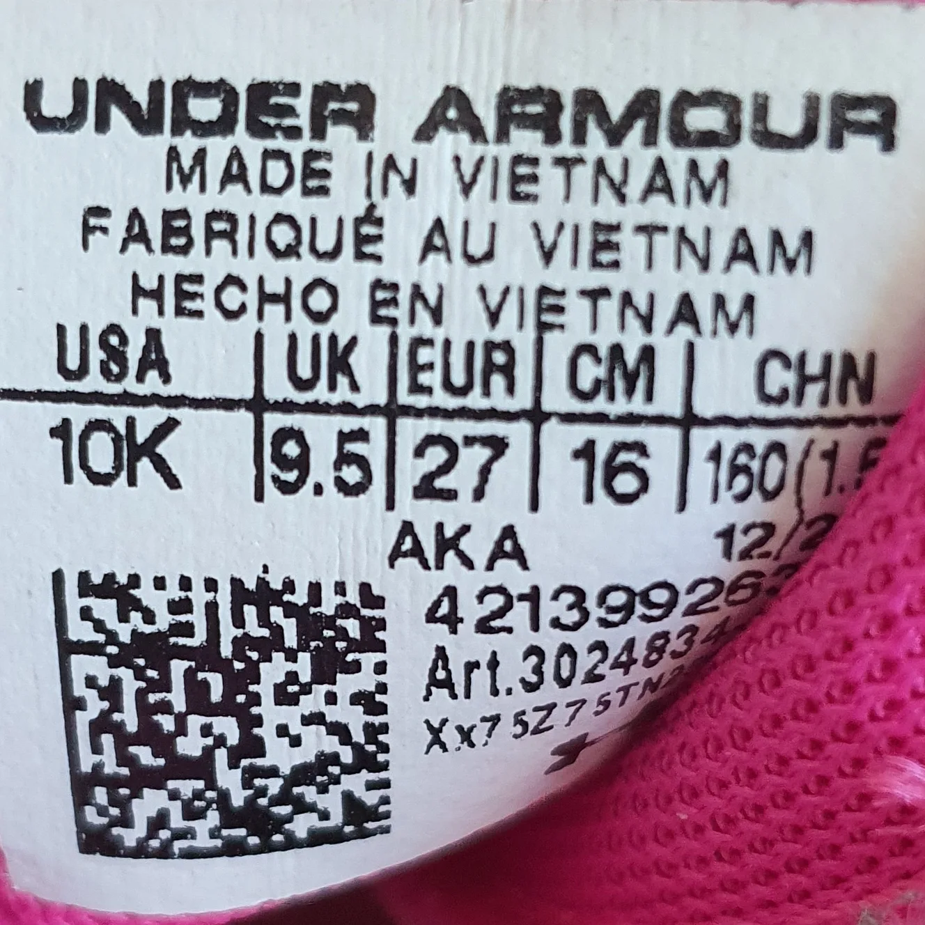 Pink Under Armour Toddler Girls' Running Shoes #freecycle image indicator(7)