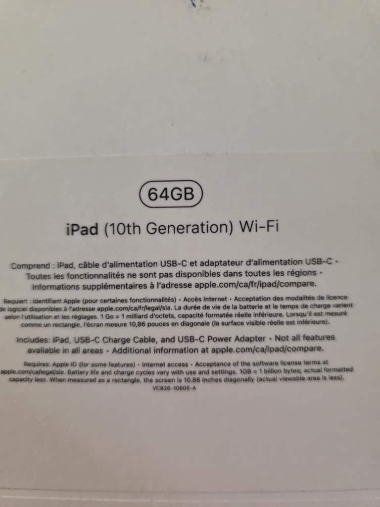 iPad 10th Gen 64 GB - photo 3