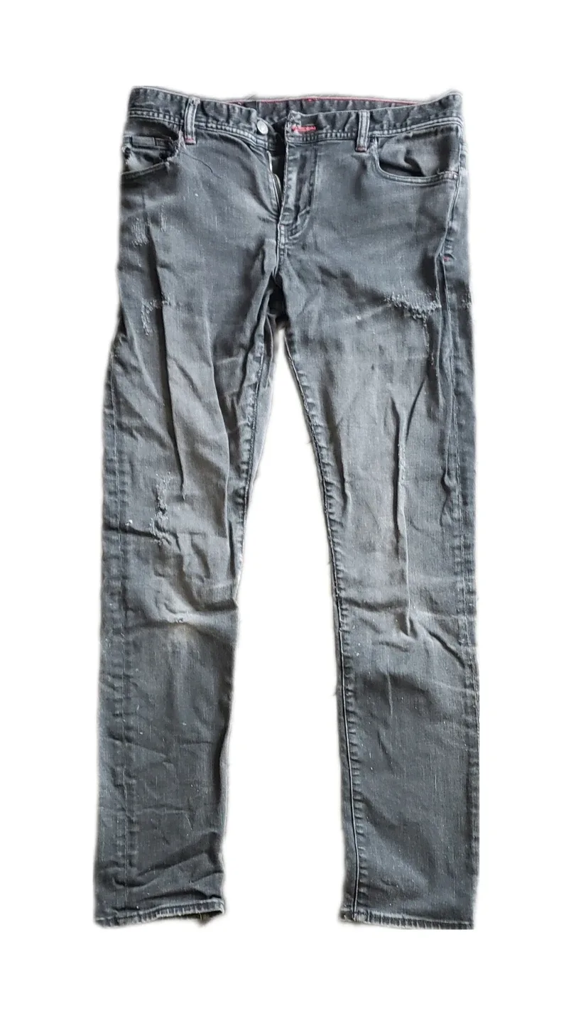 Armani Exchange Men's Distressed Straight Jeans - 32x34 image indicator(2)