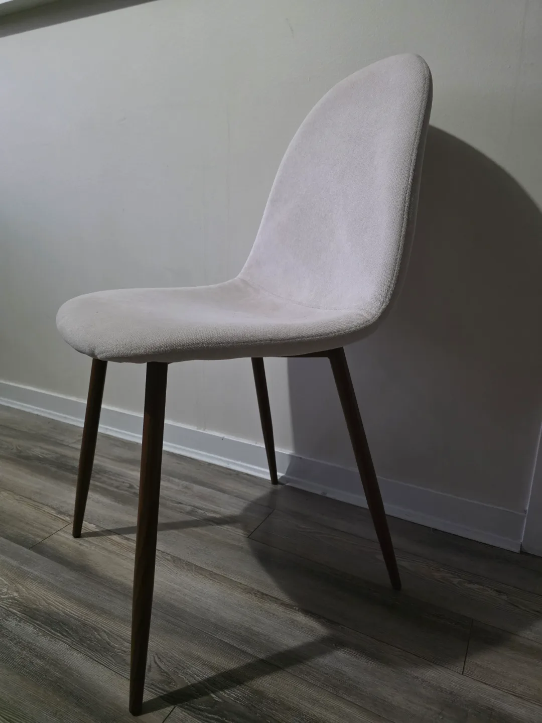 Modern Off-White Fabric Dining Chair thumbnail