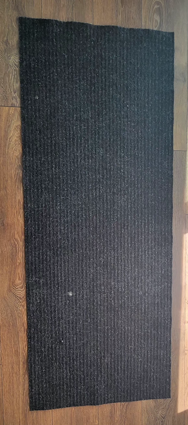 Dark Grey Striped Indoor/Outdoor Mat - photo 3