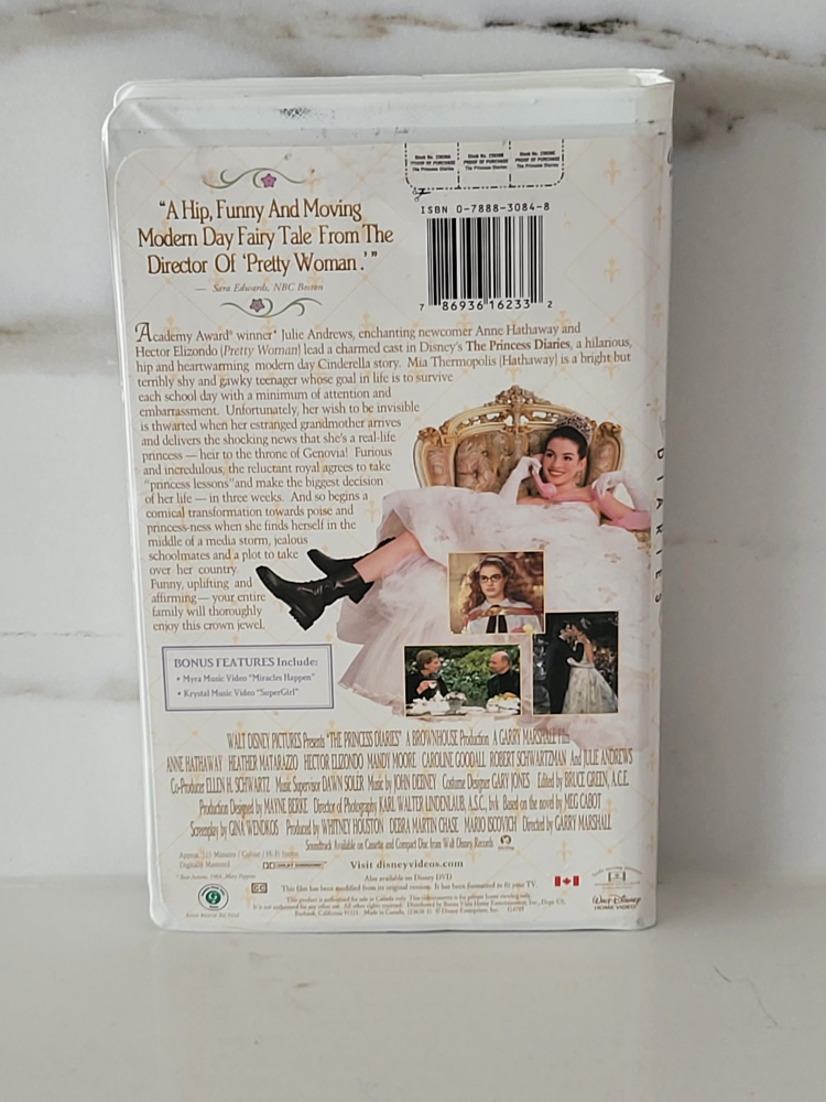 Disney's The Princess Diaries VHS Tape - photo 2