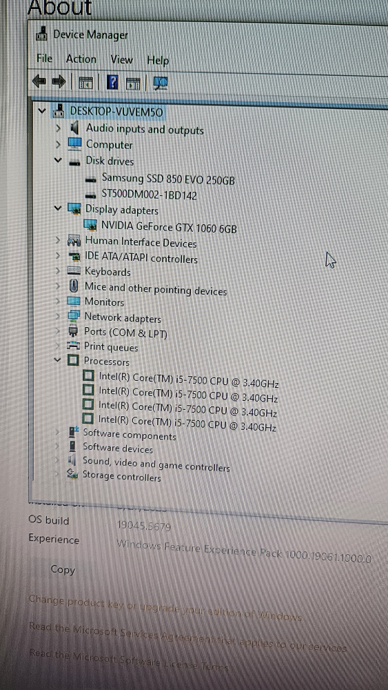 Used Desktop Computer Tower - Intel Core i5-7500 - photo 5